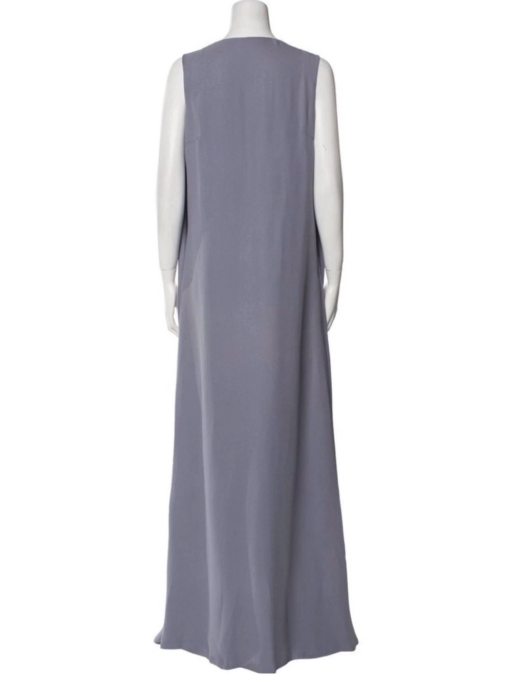 Valentino Silk Long Maxi Gown Dress Lavender Gray Size 38 NWT Italy MSRP $6800